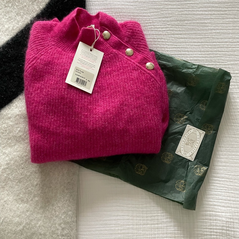 NWT Sezane Trudy Jumper XS